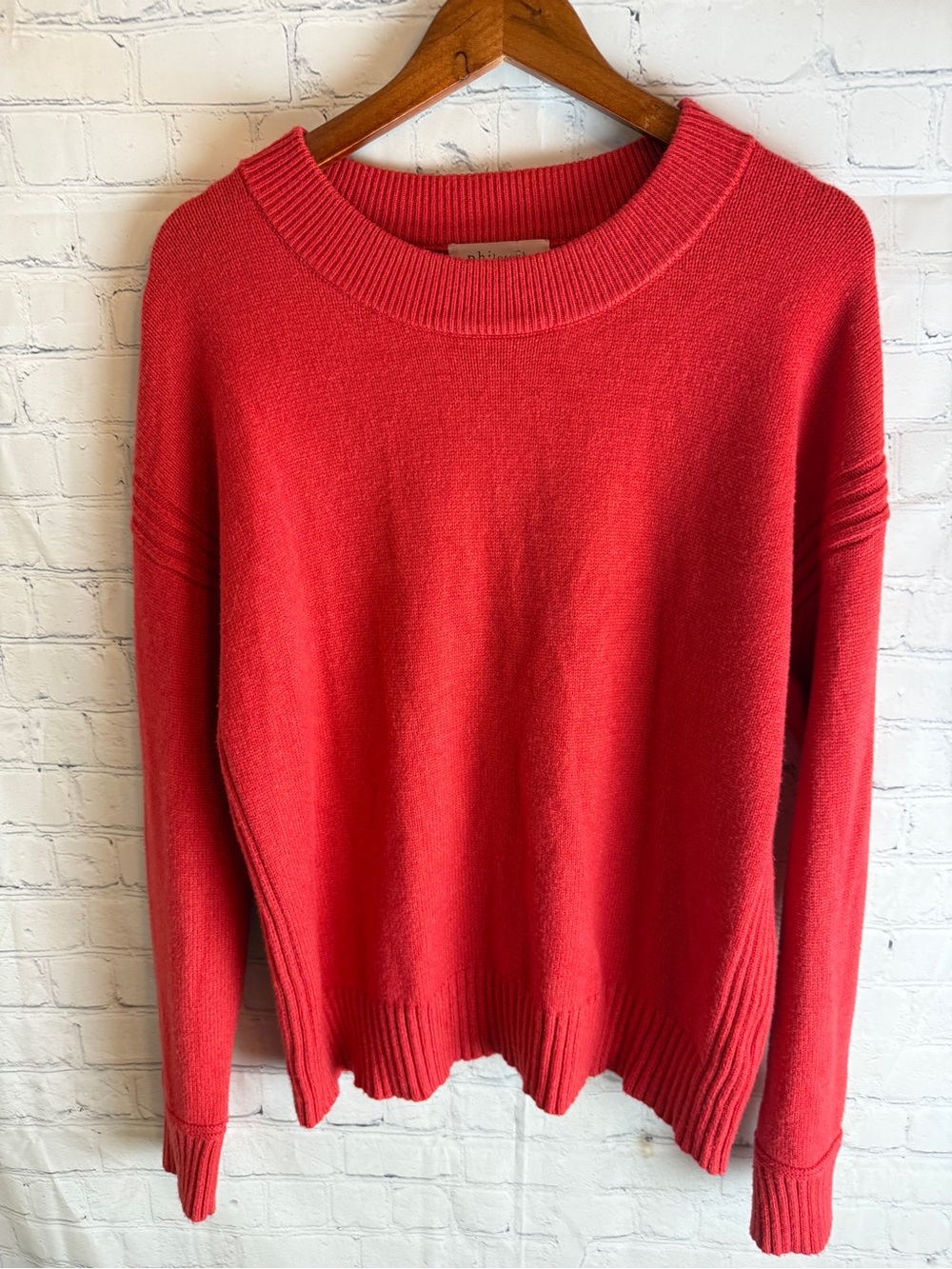 Philosophy Bright Red Crewneck Sweater for Women